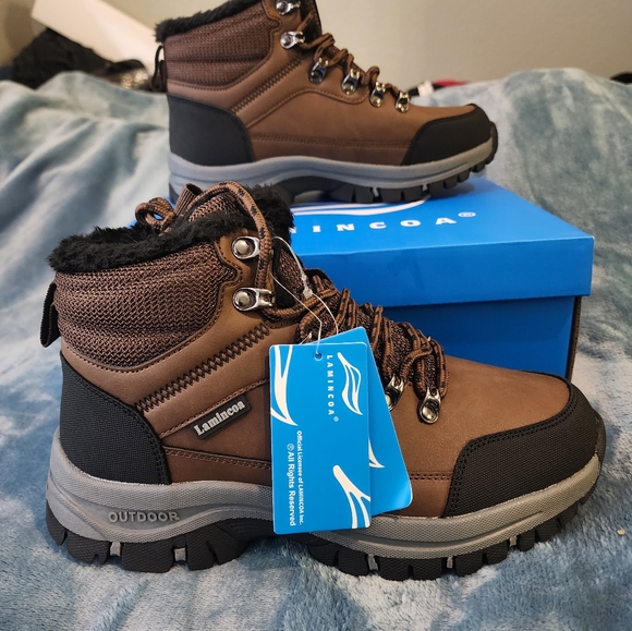 Lamincoa Shoes Lamincoa Womens Boots Winter High Top Lace Up Fur